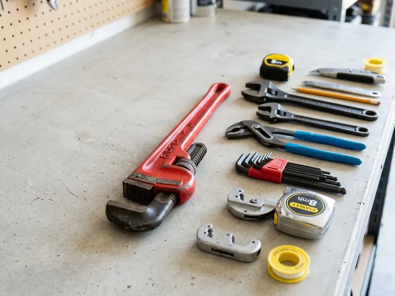 Professional plumbers in Lead Hill, AR equipped with top-tier tools for residential and commercial plumbing services.